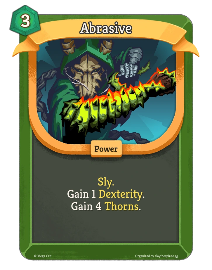 Abrasive card art