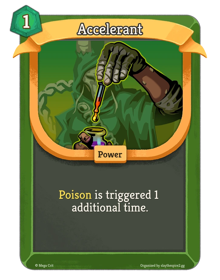 Accelerant card art