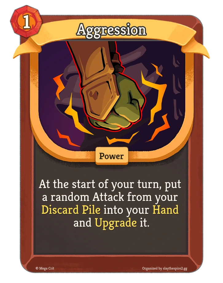 Aggression card art