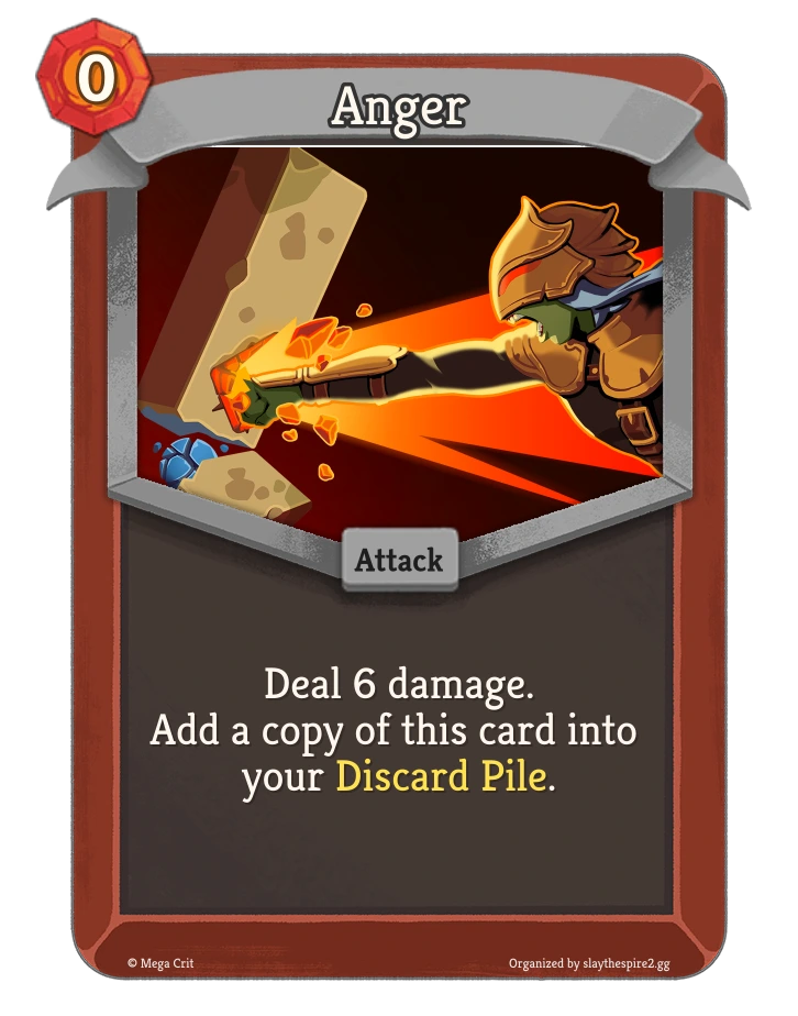 Anger card art