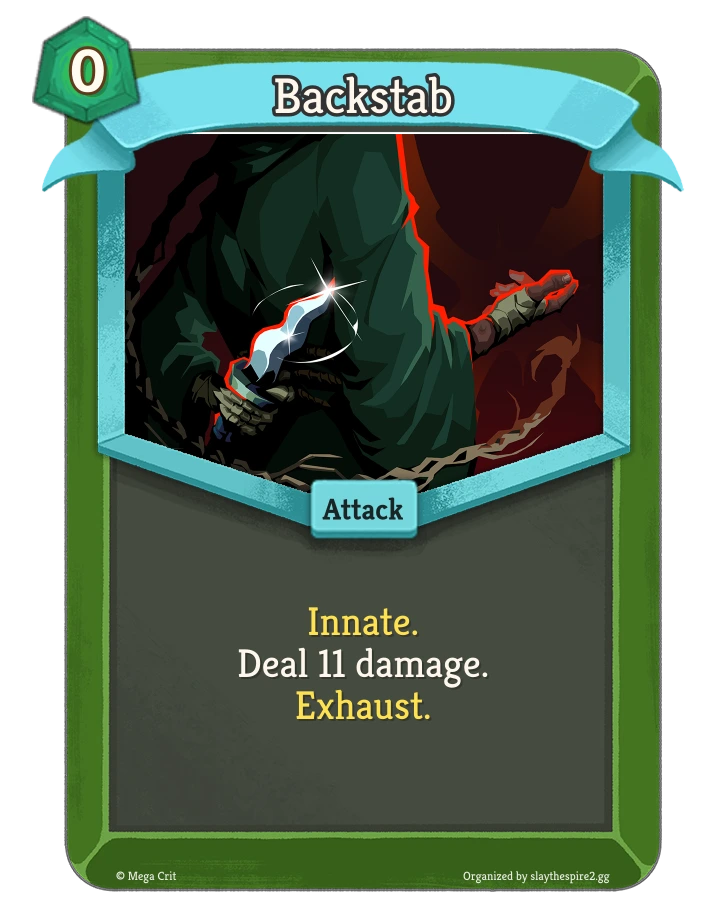 Backstab card art