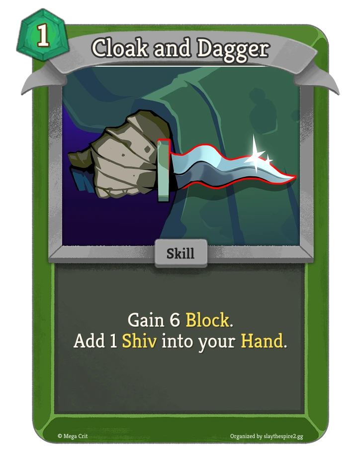 Cloak and Dagger card art