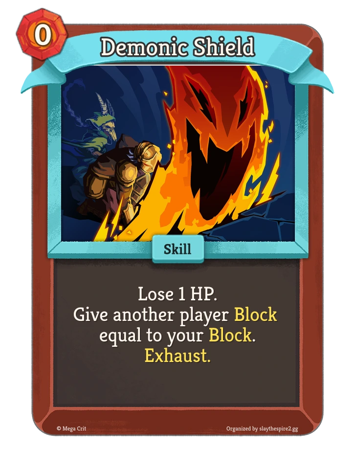 Demonic Shield card art