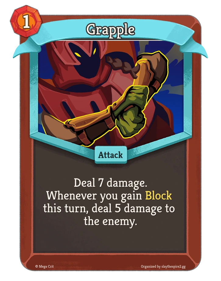 Grapple card art