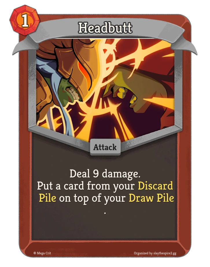 Headbutt card art