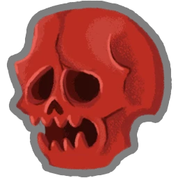 Red Skull relic art